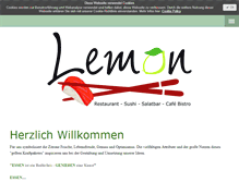 Tablet Screenshot of lemon-honnef.de